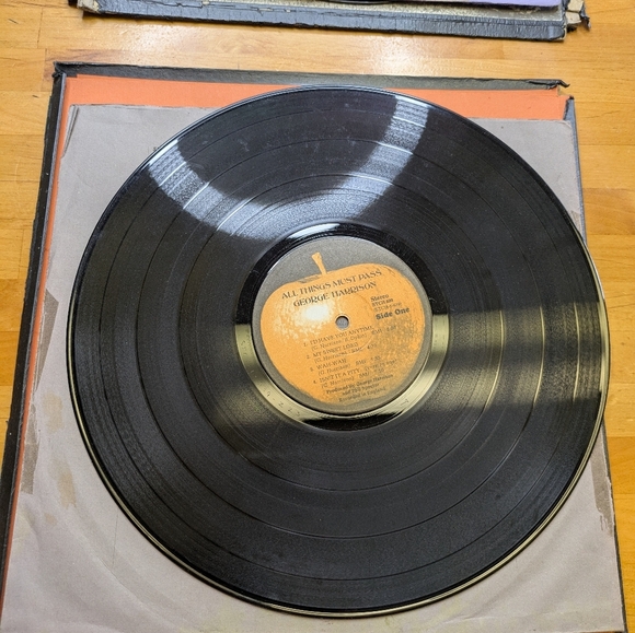 George Harrison 'All Things Must Pass' Vinyl Record Triple Record No Poster - Picture 8 of 12